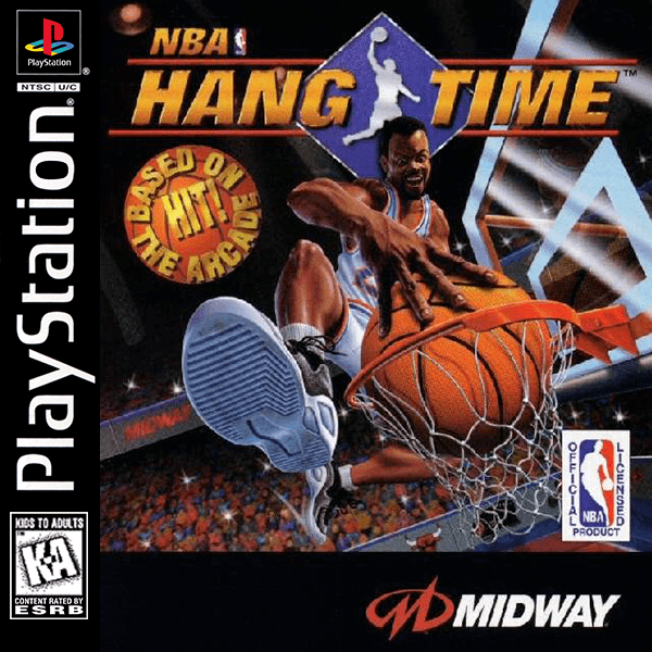 NBA Hang Time box art for Playstation